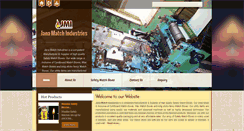 Desktop Screenshot of janamatchindustries.com